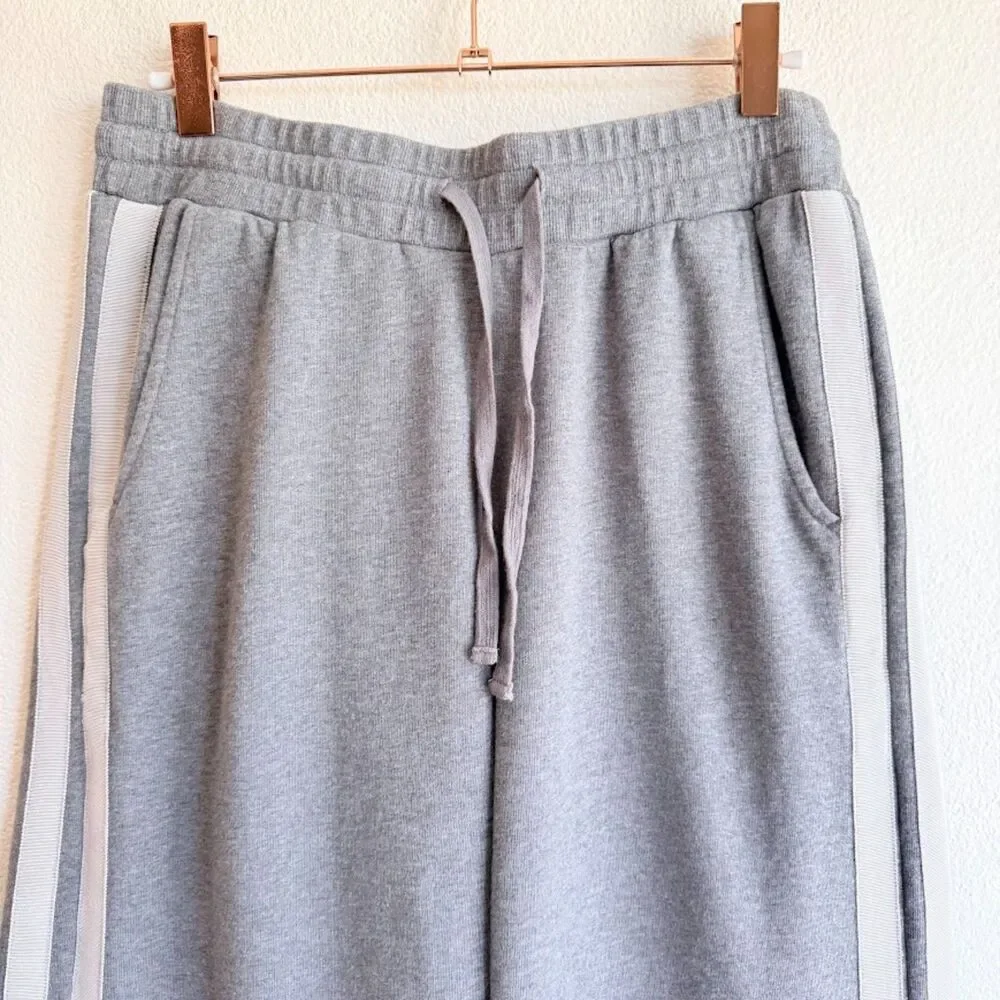 Johnny Was Griffin Wide Leg Ribbon Pant in Embroidered Grey Marled size Small - Picture 7 of 16